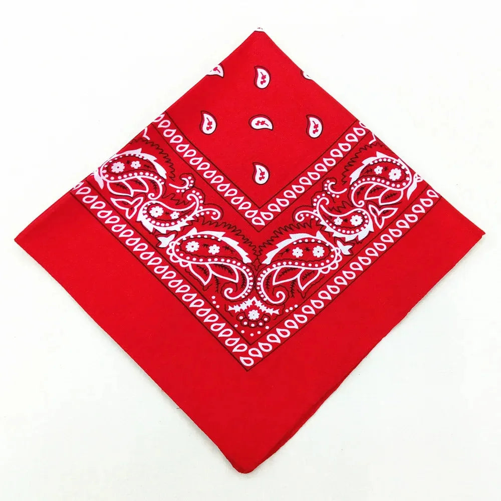 1/2/3/5PCs Unisex men women bandana hairband cowboy mens biker sports headwear wrist hairwrap single head wrap scarf