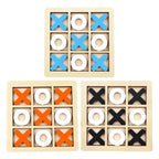 Montessori Wooden Mini Chess Brain Training Puzzle Toy for Kids