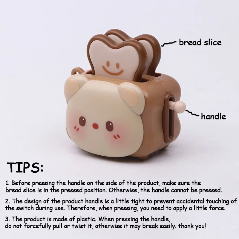 Cute Bread Machine Panda Creative Keychain, Stress-relieving Accessory | Exquisite Keychain | Cartoon Small Gift