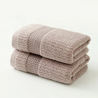 2 Towels Thickened Absorbent Towel Pure Cotton Quick Absorbent Soft Quick Dry Thickened Face TowelSize@@See below for Size Descr