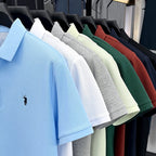 Men's 100% Cotton Polo Shirt – Short Sleeve Casual Golf & Business Shirt