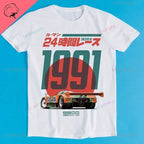 Japanese 787B Anniversary 30th Le Mans Retro Funny Art Drawing Gamer Anime Cult Meme Movie Music Gift Cotton Tee Funny T Shirt