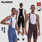 YKYWBIKE Men's Cycling Bib Shorts Italy Elastic Interface 7 Hours Paded Riding Pro Tihgt Bicycle Bib  Road Bike Cycling Shorts