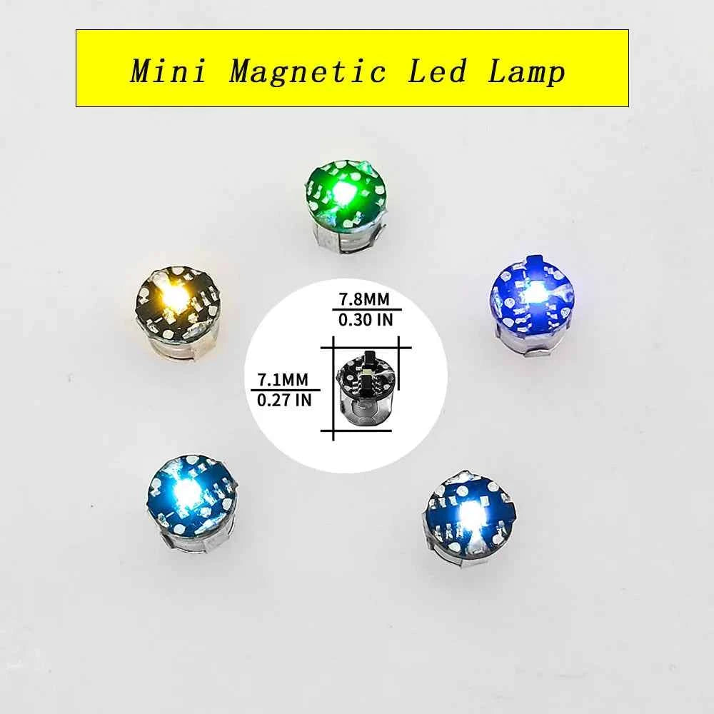 Mini Magnetic LED Lamp Set – DIY Model Lighting Toy (10pcs)