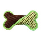 Plush Squeaky Bone Dog Toy for Interactive Chewing and Play