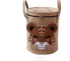 Cartoon Animal Storage Baskets Large Capacity Foldable Toy Organizer Bin with Lid for Kids Room Home Nursery Organization