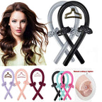 Heatless Curling Rod Headband No Heat Silk Curls Ribbon Hair Rollers Sleeping Soft Headband Lazy Hair Curlers Hair Styling Tools