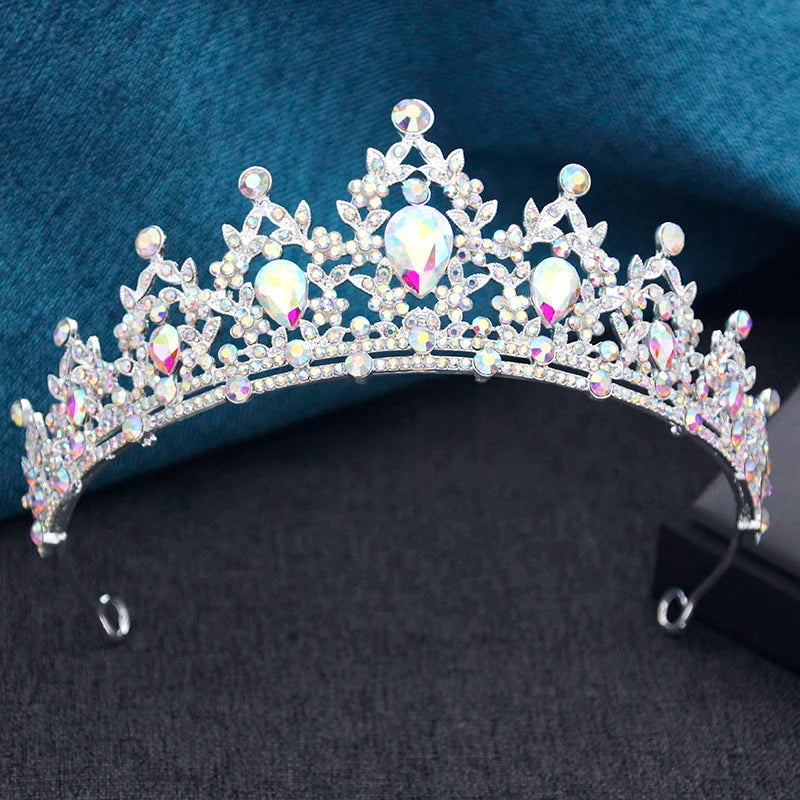 15 Colors Princess Crown Bridal Tiaras and Crowns for Women Prom Birthday Wedding Hair Jewelry Party Head Accessories