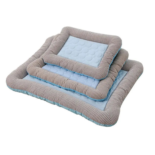 Cooling Pad Bed for Pets – Summer Ice Silk Mat