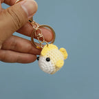 Ocean Series Animal Doll Crochet Keychain Handmaking Knitted Tropical Fish Keyrings Crochet Shark Doll Keychain Custom Accessory