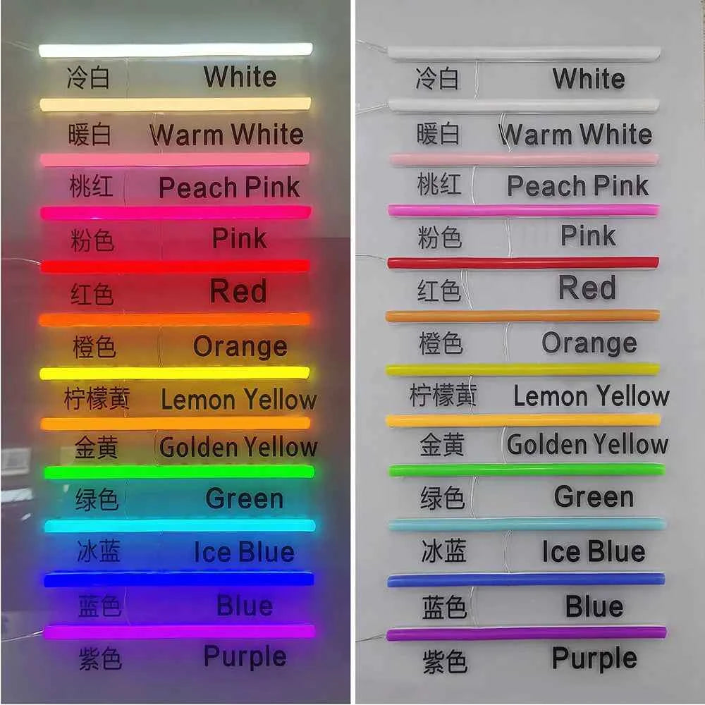 Custom Neon Sign Kids Name Neon Signs Acrylic Birthday Logo Personalized LED Lights Gifts Family Home Wedding Wall Decor