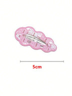 10Pcs Cute Pink Rabbit Hair Clip, Bangs Clip,Side Hair Clip,Hair Accessories,Suitable For Daily Use,School Stuff,Pink Hair Clips