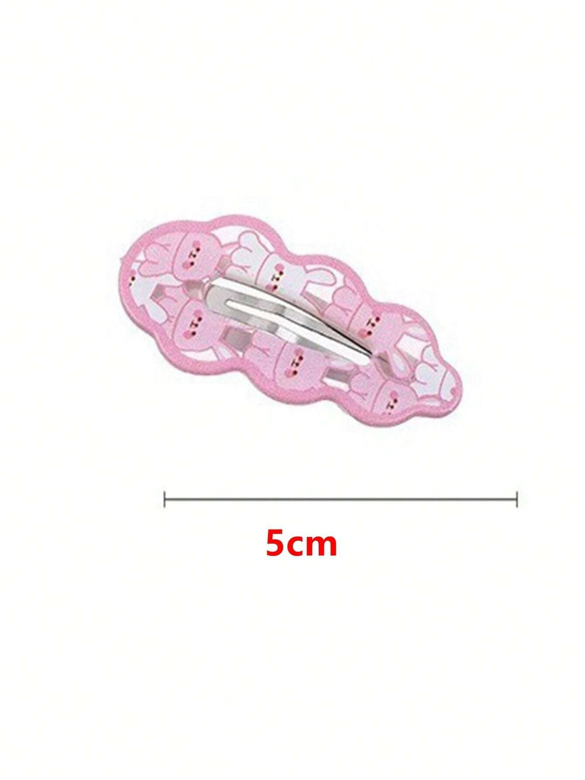 10Pcs Cute Pink Rabbit Hair Clip, Bangs Clip,Side Hair Clip,Hair Accessories,Suitable For Daily Use,School Stuff,Pink Hair Clips