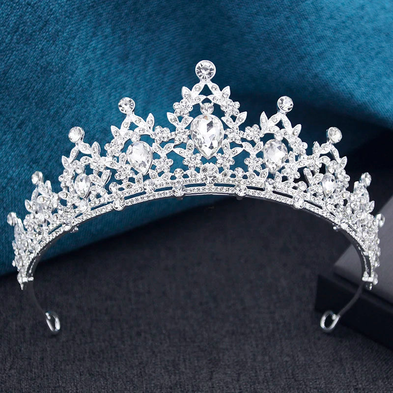15 Colors Princess Crown Bridal Tiaras and Crowns for Women Prom Birthday Wedding Hair Jewelry Party Head Accessories