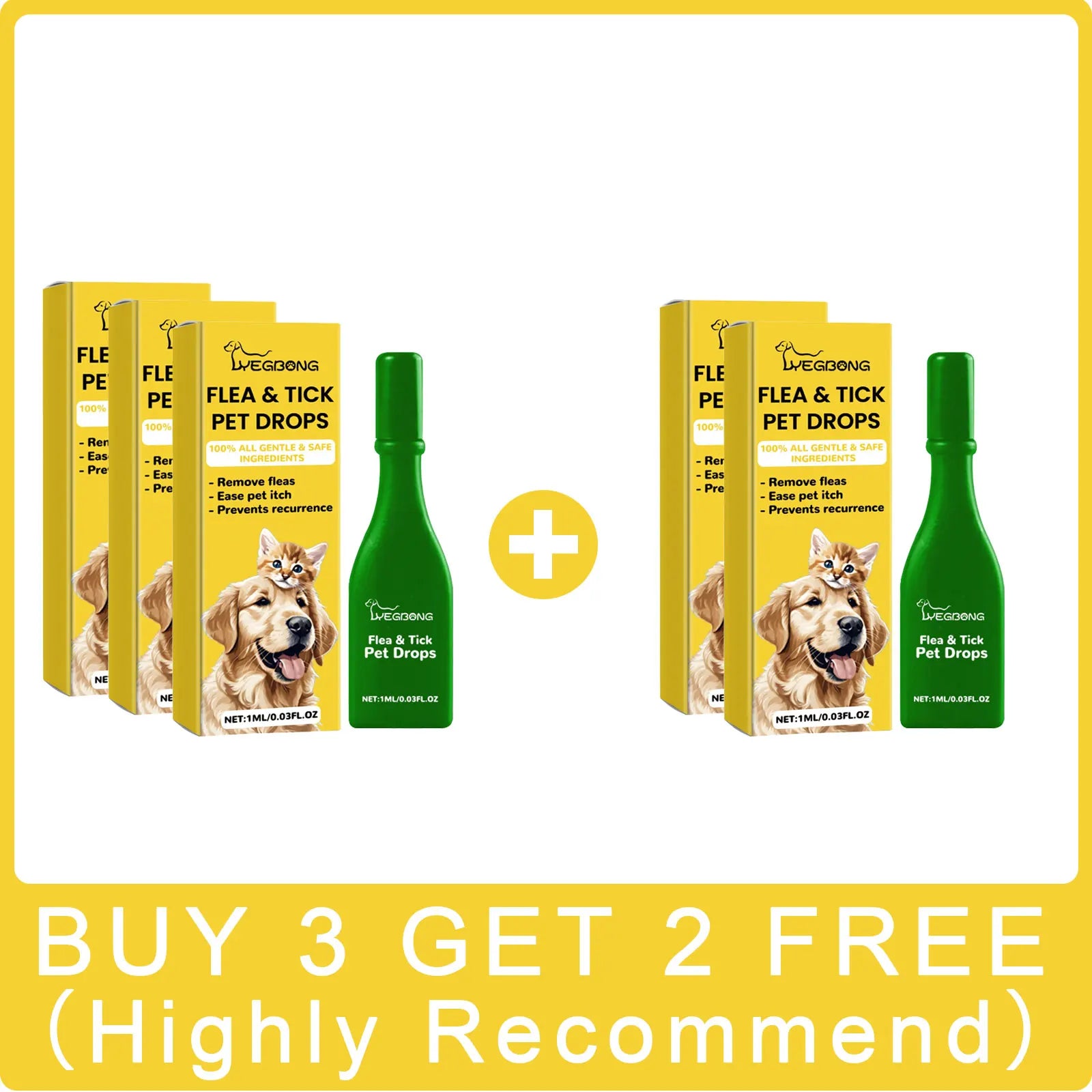 Cat Anti Flea Drops Flea Lice Remove Relieve Skin Itching External Insect Repellent Deworming Supplies Pet Tick Treatment Drops