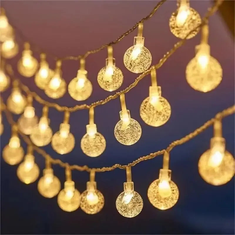 3M 20 Led Lights Outdoor Decoration String Lights Christmas Tree Home Window Decor Holiday Lighting Star Light Strings