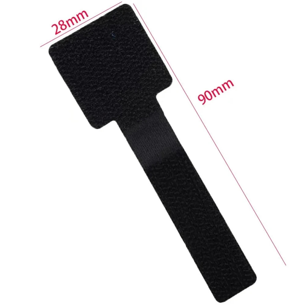Ties Fastening Wire Reusable Cable Cord Rope Holder Self Adhesive Cord Adjustable Straps In the Office Desk Management