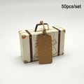 10/50pcs Hemp Rope Tag Luggage Packaging Box Candy Box Gift Box Eco-Friendly Natural Jute Twine Handle for Gift Packaging