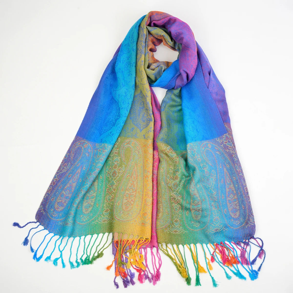 Luxury Satin Shawl Wraps Fashion Women's Silk Scarf Pashmina Soft Elegant Neckwear for All Seasons