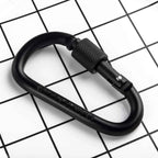 Tactical Aluminum Carabiner Keychain Set for Outdoor Everyday Carry