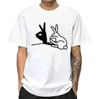 Men Fashion Casual Top Quality Cotton Blend Cool Funny Design Print Tshirt Loose Summer Men T Shirt O-neck Male Tees T-shirt Top