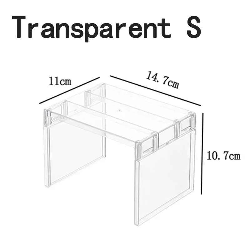Kitchen Cupboard Organizer Retractable Cabinet Shelf Seasoning Bottle Spice Rack Dish Shelf Kitchen Accessories Storage Rack