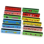 Wooden Harmonica Musical Instrument Toy for Early Learning Kids
