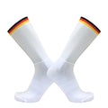 Socks Aero Anti Slip Silicone Summer Whiteline Cycling Socks Men Bicycle Sport Running Bike Socks Calcetines Ciclismo