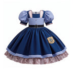 Disney Baby Girls Cosplay Zootopia Judy Bunny Costume For Children carnival Festival Dress Rabbit Police Zoo Fancy Clothes 2026