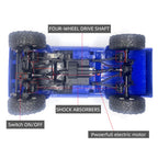 WPL C24-1 Full Scale RC Car 1:16 2.4G 4WD Rock Crawler Electric Buggy Climbing Truck LED Light On-road 1/16 For Kids Gifts Toys