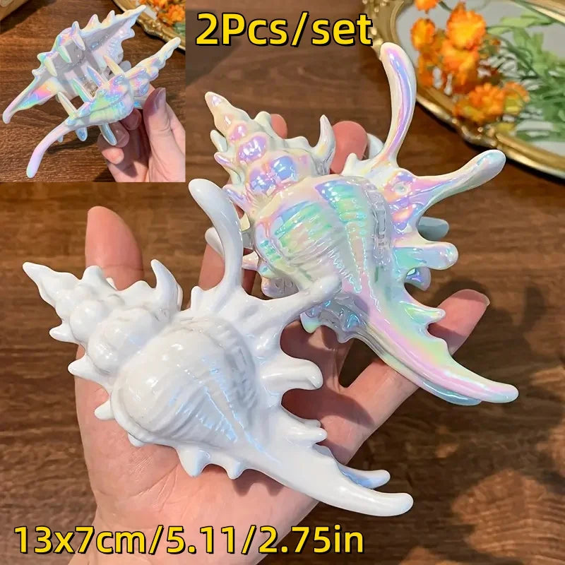 3Pcs/18Pcs Egg Flower Hair Clips Gradient Candy Color Flowers Suitable for Daily Backcombed Ponytail Shark Clip Hair Accessories