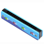 1pc/2/4pcs Children Wooden Harmonica Musical Instrument Toys Music Teaching Aids Puzzle Early Education Kindergarten Beginners
