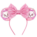 Nieuwste Mickey Mouse Oren Hoofdband Kid Adult Festival Party Pailletten Strik Haarband Vrouwen Baby Girl Party Haar Accessories