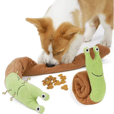Snail Shaped Snuffle Puzzle Pet Toy for Dogs and Cats Play
