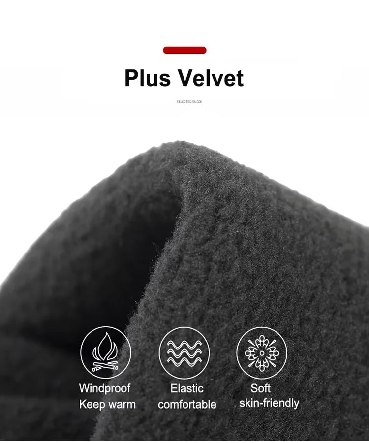Thermal Touch Screen Gloves Men Women, Winter Windproof Warm Running Gloves Non-Slip Elastic Cuff for Driving Cycling Hiking