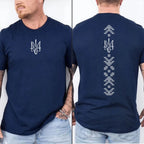 Ukraine Shirt UNISEX Ukraine Flag Shirt Symbol Tryzub Ukrainian Patriotic Shirt Summer Camisetas Nostalgia Street Fashion Tops