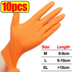 Heavy Duty Nitrile Gloves – 8Mil Thick Textured Grip Safety Work Gloves