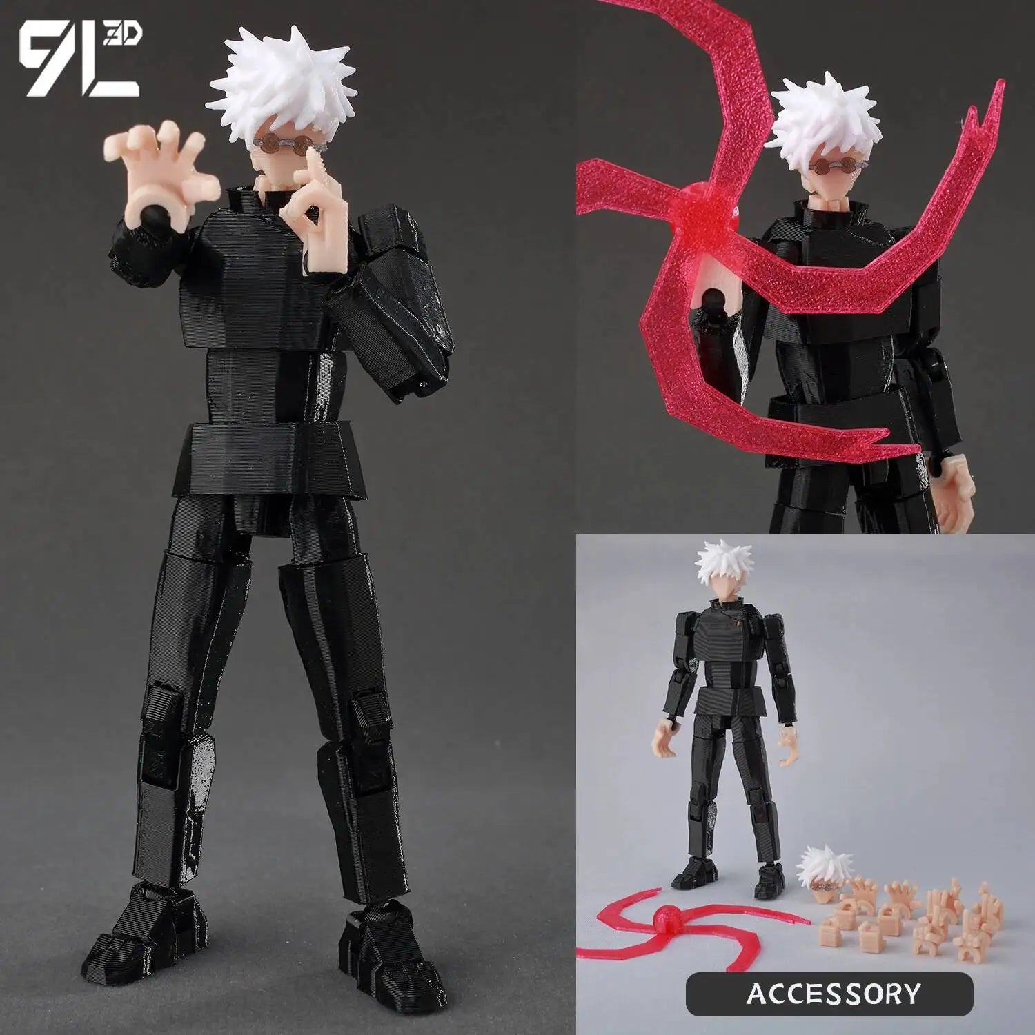 Jujutsu Kaisen Dummy13 Movable Action Figure – Gojo, Sukuna & Anime Model Toy