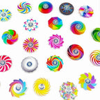 24PCS Mini Fidget Spinners Anxiety Stress Relief Sensory Toys for ADHD Birthday Party Favors Classroom Prizes Supplies