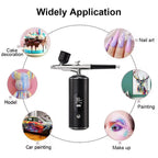 Air Brush With Compressor Portable Air Brush Air Brush Cake Painting Crafts Air Brush Art Painting Compressor Airbrush Pen Airbr