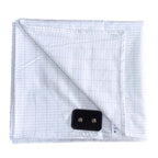 Conductive Silver Fiber Flat Bedsheet with Earthing Cord Antistatic Health Protection Sheet Grounded Improvement Sleep