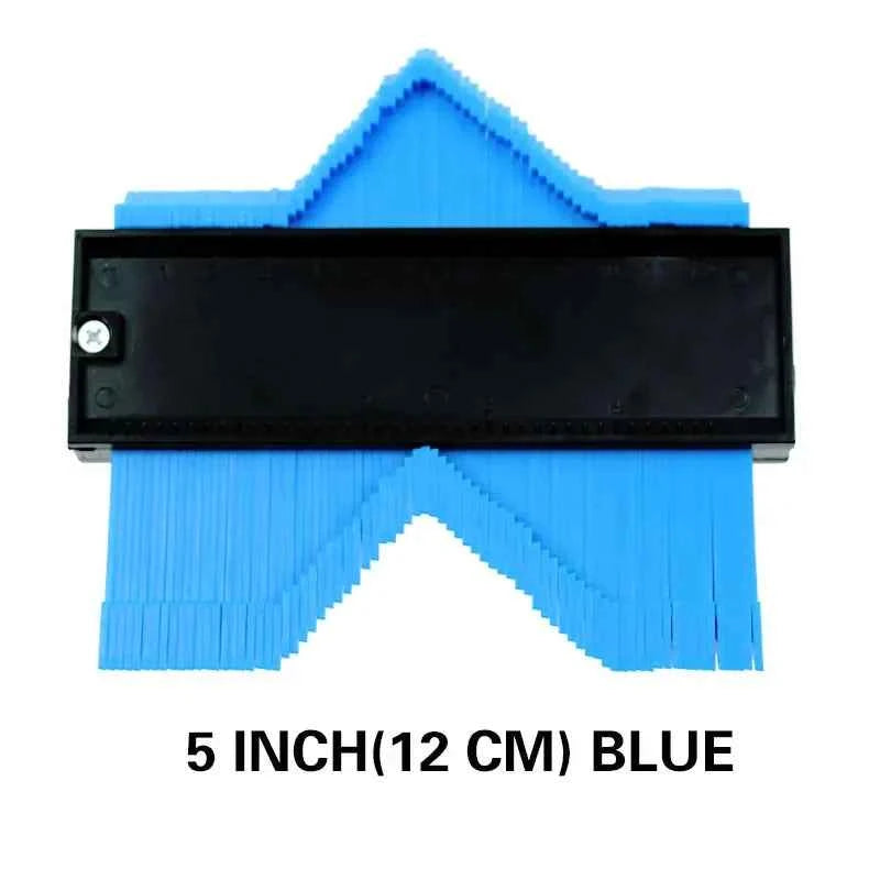 Profile Contour Gauge line Copier Ruler Cutting template Construction Woodworking Measuring instrument ceramic Tiling tiles tool