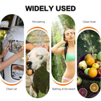 Portable Rechargeable Outdoor Shower Handheld Compact Design Gentle Shower Stream for Dog Bathing Car Washing Flower Watering
