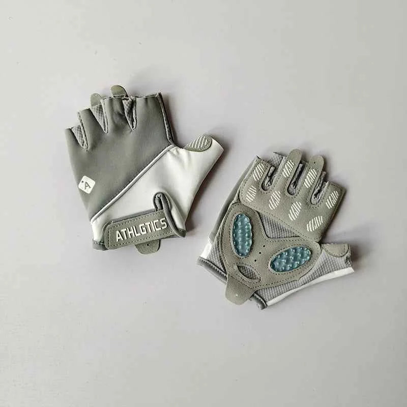 Fitness Women's Half Finger Gloves Anti Cocoon, Outdoor Cycling Anti Slip Exercise Equipment Iron Roller Skipping Rope
