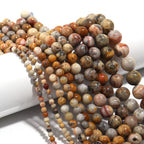 1String/Lot 4 6 8 10 12mm Natural Stone Round Tiger Eye Crystal Turquoises Spacer Beads For DIY Crafts Ornament Making Supplies