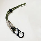 1pcs/2pcs/6pcs Hand Woven Umbrella Rope Outdoor Keychain Wrist Rope Outdoor External Buckle Car Key Hanging Rope
