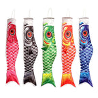 Japanese Carp Windsock Colorful Fish Flag Hanging Yard Decor