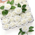 10~100pcs Rose Artificial Flowers Foam Fake Roses Wedding Bouquets Centerpieces Mothers Day Valentines Gifts Party Decoration