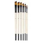 6pcs Artist Paint Brushes Set Artist Paintbrushes For Acrylic Oil Watercolor Acrylic Painting For Body Face Rock Canvas
