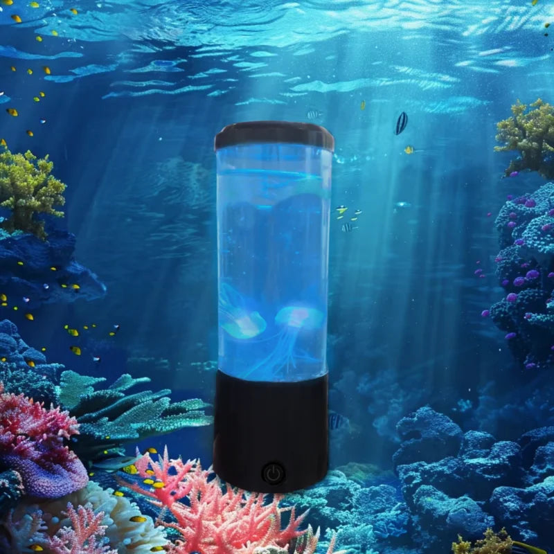 7-Colour LED Jellyfish Lava Lamp Ocean Mood Light